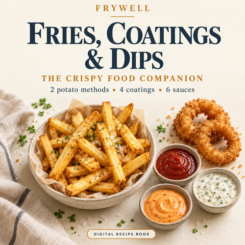 Frywell Fries, Coatings & Dips digital cookbook cover